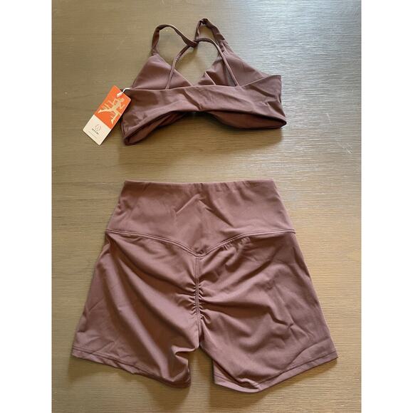 ABOCIW Women’s Athletic-wear Brown Size Small High-waisted Tummy Control - Picture 3 of 3